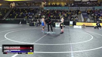 138 lbs Cons. Round 5 - Carina Giangeruso, Presbyterian vs Alissa Caltagirone, Northern Michigan University