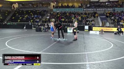 138 lbs Cons. Round 5 - Carina Giangeruso, Presbyterian vs Alissa Caltagirone, Northern Michigan University