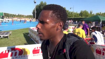 Josh Mance after his 400 in Madrid