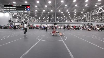 102 lbs Round 2 - Natalie Andrade, Lady Assassins vs Natalie Radecki, Team Diamond Fish