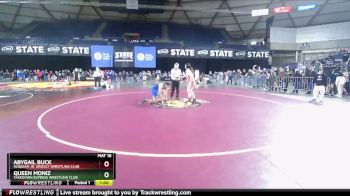 183 lbs Round 2 - Queen Moniz, Takedown Express Wrestling Club vs Abygail Buck, Hoquiam Jr. Grizzly Wrestling Club