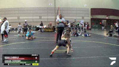 53 lbs Round 2 - Noah Curbelo, Terminator Wrestling Academy vs Ezekiel Hornsby, Springfield Blue Devils Wrestling