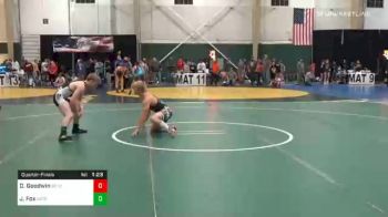 126 lbs Quarterfinal - Dawson Goodwin, Southeast Iowa Elite vs Jacob Fox, Axtell