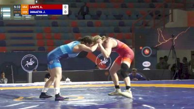 50 kgs Prelim - Alyssa Lampe (USA) vs Jasmina Immaeva (UZB)