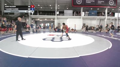 138 lbs Quarters - John Vaughn, Franklin Wrestling Club vs Xavier Flores, Center Grove WC