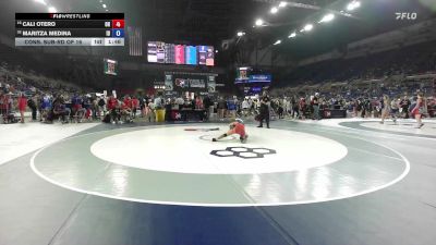100 lbs Cons. Sub-rd Of 16 - Cali Otero, OH vs Maritza Medina, ID