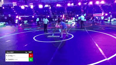 116 lbs Round Of 16 - Karisa Craig, Rifle vs Ava DeWitt, Team Montana