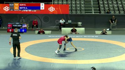 59 kg Quarterfinal - Abby Nette, USA vs Bediha Gun, TUR