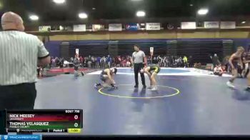 138 lbs Cons. Round 4 - Thomas Velasquez, Pueblo County vs Nick Meesey, University