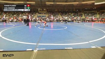 58 lbs Round Of 16 - Porter Flanery, Cowboy Wrestling Club vs Axel Simmons, Victory