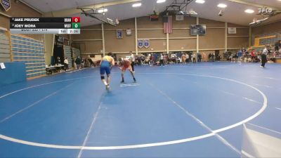 174 lbs Semifinal - Jake Prudek, Doane vs Joey Mora, Westcliff