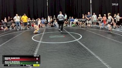 84 lbs Round 3 (8 Team) - Reese BabCock, POWA vs Rocco Rustico, Junior Terps Northeast