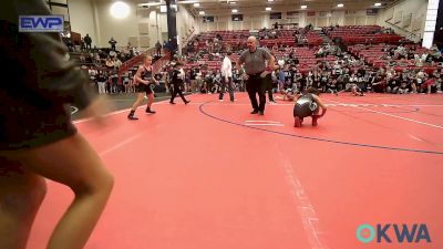 75 lbs Rr Rnd 1 - Riley Medrano, Sisters On The Mat TX vs Kloe Routledge, Husky Girls