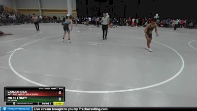 138 lbs Champ. Round 1 - Miles Loney, Michigan vs Cayden Rios, NXT Level Wrestling Academy