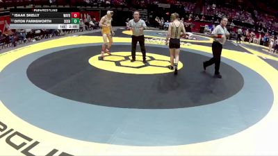 D3-120 lbs Champ. Round 1 - Diton Farnsworth, South Central vs Isaak Skelly, Waynedale