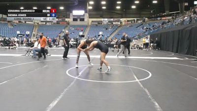 180 lbs Cons. Round 3 - Johanna Carrasco, Baker University vs Sienna Jones, Ottawa University