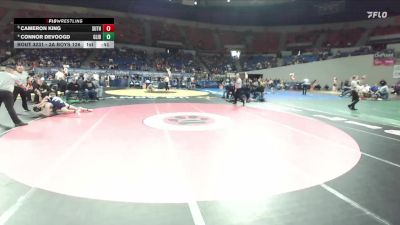 3A Boys 126 lbs Cons. Semi - Connor Devoogd, Glide Boys vs Cameron King, Sutherlin Boys