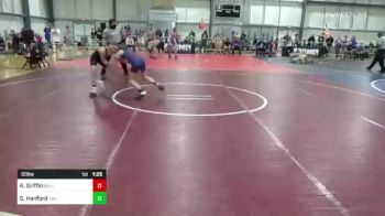 83 lbs Semifinal - Andrew Griffin, Bull Trained vs Shane Hanford, Sebolt Wrestling Academy