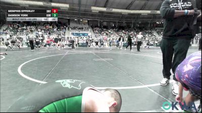 43 lbs Consi Of 4 - Zayden Lewis, Team Nomad vs Hastin Chitty, Gore Pirates Youth Wrestling