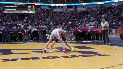 127 lbs Consi 2 - Owen Dluhos, Westmont Hilltop vs Jax Fuhrman, Delone Catholic