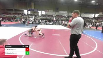 116 lbs Quarterfinal - Andrew Hufford, Northglenn Youth WC vs Declyn Leschnik, Ridge WC