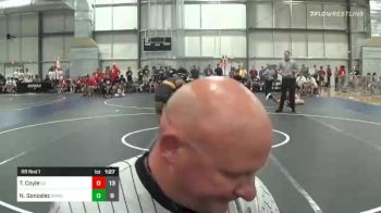 145 lbs Rr Rnd 1 - Tyler Coyle, G2 vs Noah Gonzalez, Dark Knights WC (IA)