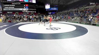 215 lbs Cons. Sub-rd Of 16 - Carson Slorah, IA vs Sam Howard, IN