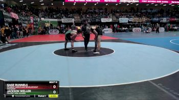 215 lbs Quarterfinal - Gage Runnels, Student Wrestling Development Program vs Jackson Weller, Colony High School