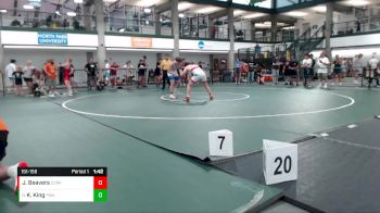 151-159 lbs Cons. Round 3 - Keyton King, PSF Wrestling Academy vs Joe Beavers, Hustisford