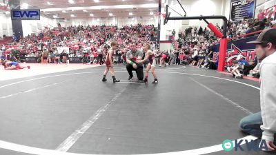 49 lbs Consi Of 8 #2 - Kutter Gay, Blackwell Wrestling Club vs Jasper McKisson, Perry Wrestling Academy