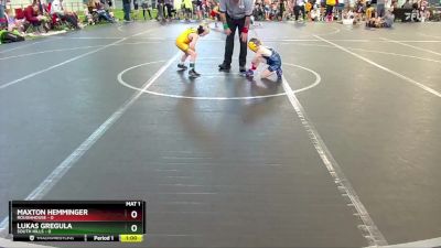 40 lbs Round 5 (6 Team) - Maxton Hemminger, Roughhouse vs Lukas Gregula, South Hills