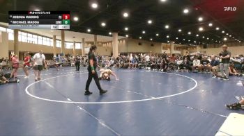 126 lbs Cons. Semi - Joshua Waring, Pace HS vs Michael Madda, Level Up Wrestling Center