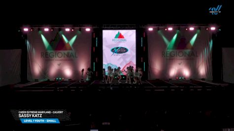 Cheer Extreme Maryland - Calvert - Sassy Katz [2025 L1 Youth - Small Day 1] 2025 The Northeast Regional Summit