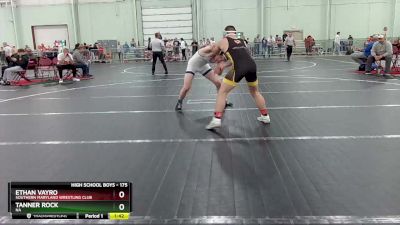 175 lbs Champ. Round 1 - Tanner Rock, NA vs Ethan Vayro, Southern Maryland Wrestling Club