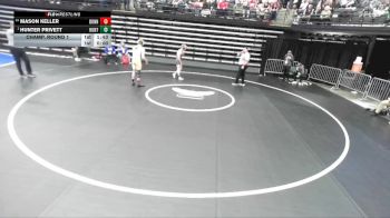 5A 132 lbs Champ. Round 1 - Hunter Privett, Hunter vs Mason Keller, Bonneville