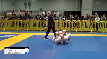 CAROLINA VIANNA DE SÁ VALLEJO vs MIRIAM BRILHANTE MACHADO 2024 American National IBJJF Jiu-Jitsu Championship