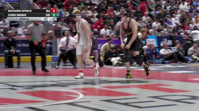 172 lbs Final - McKaden Speece, Wilson vs Chris Dennis, Central Bucks West