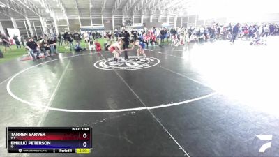 97 lbs Cons. Round 2 - Tarren Sarver, WY vs Emillio Peterson, ID