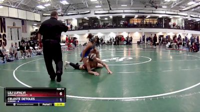 138 lbs Round 1 (16 Team) - Celeste Detoles, Aurora vs Lili Ujfalvi, Gannon University