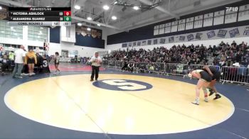 110 lbs Cons. Round 2 - Victoria Ashlock, Edison vs Alejandra Suarez, South Hills