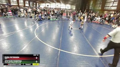 45 lbs Cons. Round 2 - Sven Petersen, JWC vs Stetson Maestas, Stallions Wrestling Club