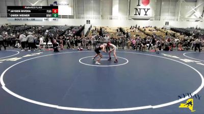 106 lbs Cons. Round 4 - Jayden Rivera, Purple Eagles Wrestling Academy vs Owen Weiner, Deep Roots Wrestling Club