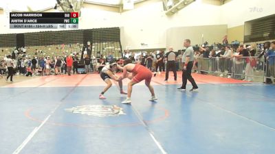 154-H lbs Quarterfinal - Jacob Harrison, Dad vs Justin D`Arce, Prime Wrestling Club