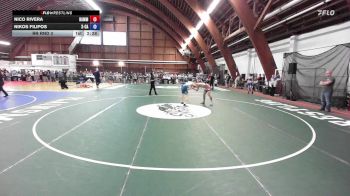 126A lbs Rr Rnd 3 - Nico Rivera, Hammer Wrestling Club vs Nikos Filipos, X-caliber Athletics. Wyoming Seminary