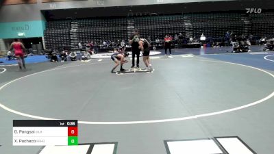 113 lbs Consi Of 8 #2 - Gavin Pongsai, Gilroy vs Xavier Pacheco, Rio Rancho