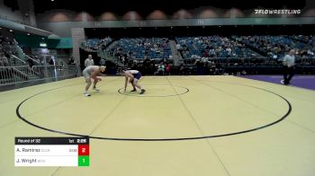 157 lbs Round Of 32 - Alex Ramirez, Clackamas vs Jacob Wright, Wyoming