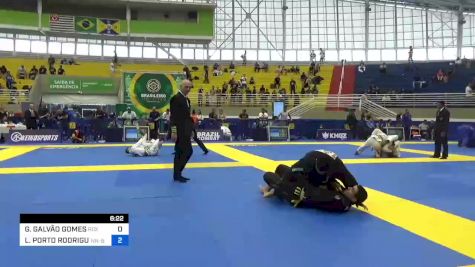 GUILHERME GALVÃO GOMES vs LUCAS PORTO RODRIGUES 2023 Brasileiro Jiu-Jitsu IBJJF