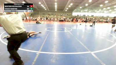 106 lbs Rr Rnd 1 - Brayden McCracken, The Fort Hammers vs Chace Vandyke, United Training Facility