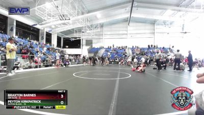 92 lbs Round 3 (4 Team) - Braxton Barnes, SEK Elite vs Peyton Kirkpatrick, Slyfox Black