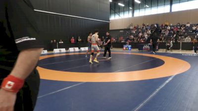 61kg Round 2 - Blayne Helou, London-Western Wrestling Club vs Aiden Oneill, Brock WC